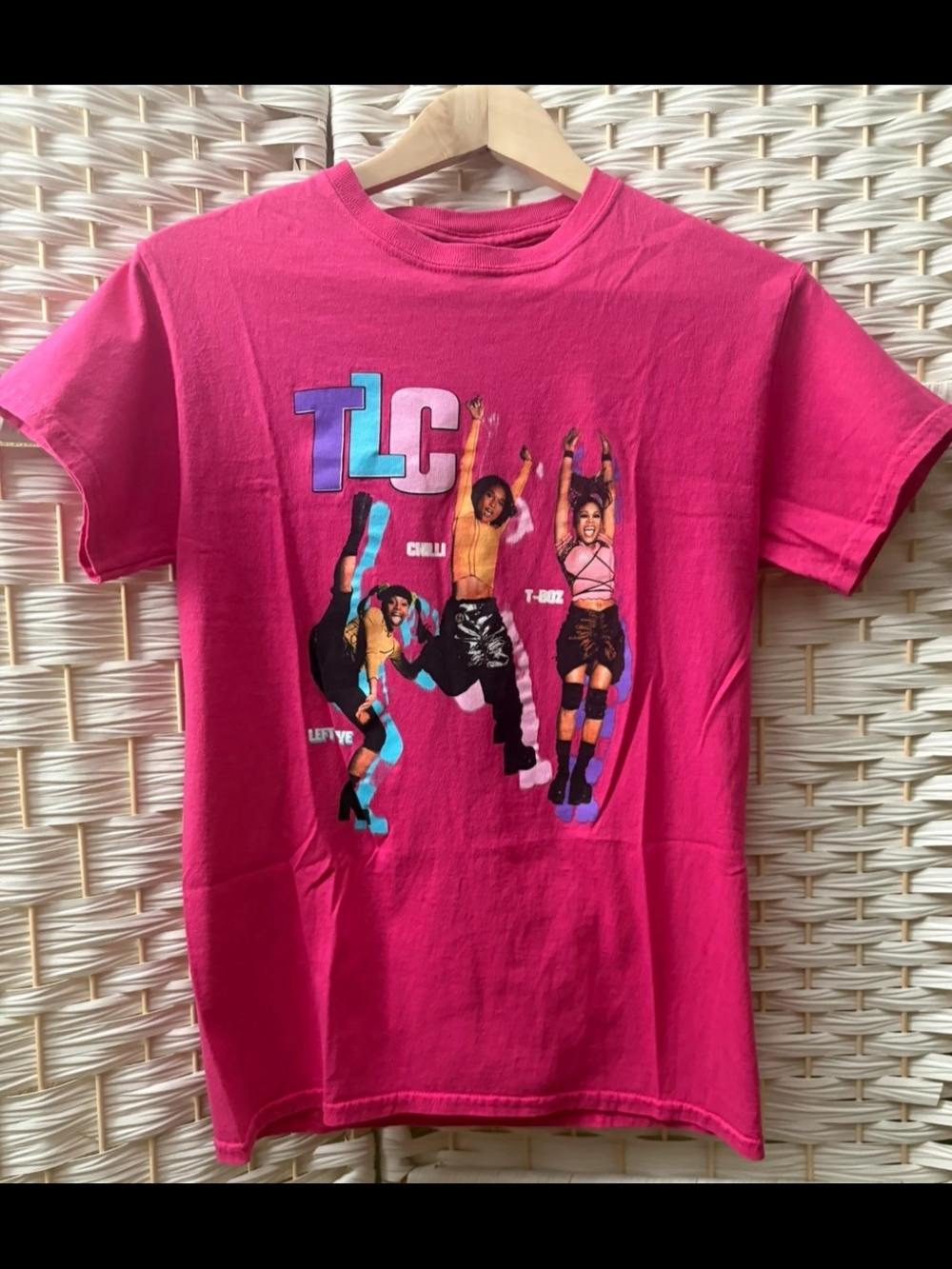 TLC Graphic Short Sleeve Tee - Bright Pink